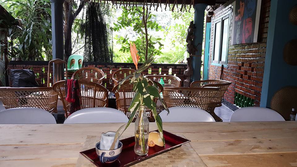 Salomavillagestay tree house dining room view in the heart of the Borneo jungle