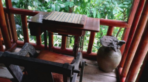 Salomavillagestay tree house terrace view in the heart of the Borneo jungle